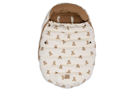 Jollein Voetenzak groep 0+ 3/5 punts Puffed | Mini Teddy Bear