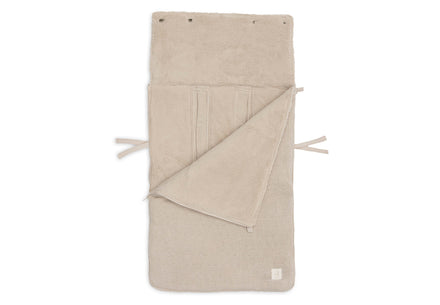 Jollein Voetenzak groep 0+ 3/5 punts gordel Sprinkle Knit | Sand