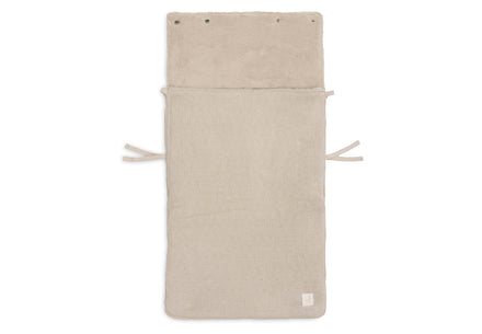 Jollein Voetenzak groep 0+ 3/5 punts gordel Sprinkle Knit | Sand