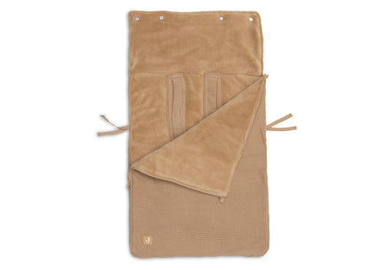 Jollein Voetenzak groep 0+ 3/5 punts gordel Basic Knit | Hazel