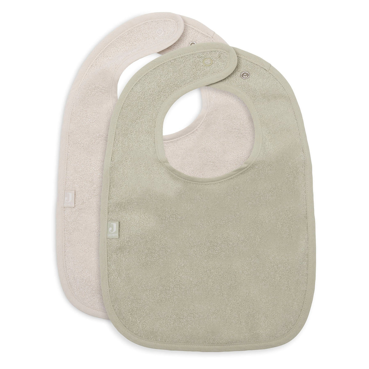 Jollein Slab Badstof slabbetje Soft Matcha en Sand