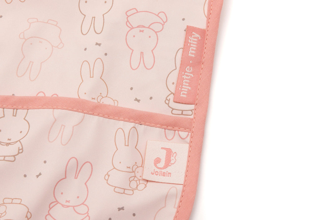 Jollein Slab Waterproof met Mouw Miffy Moments | Silk Rose