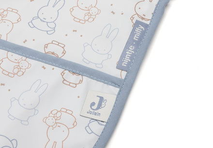Jollein Slab Waterproof met Mouw Miffy Moments | Cloud Blue