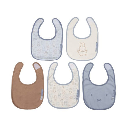 Jollein slab Miffy Moments Cloudy Blue detail van de Nijntje print