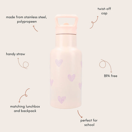 Kidzroom Thermische Drinkfles 350ml | Magical Meadows