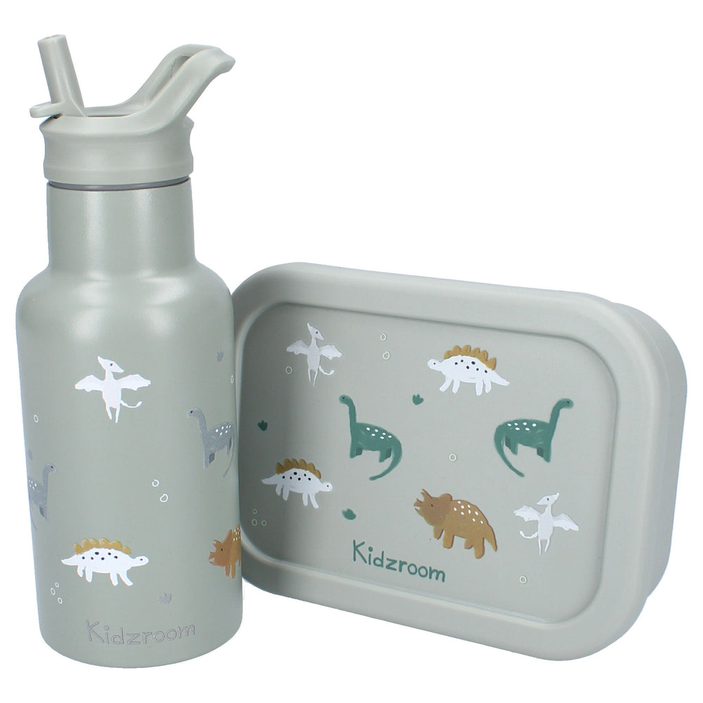 Kidzroom Brooddoos Met Verdeelvakje | Small Talk Green
