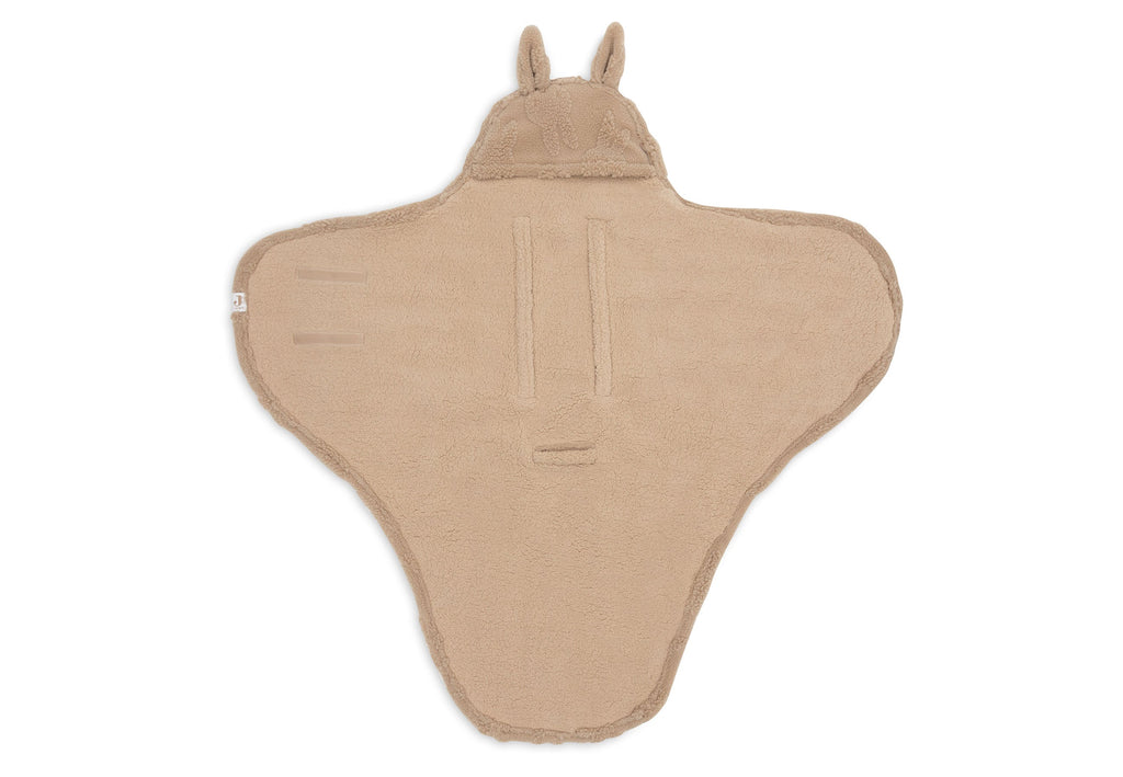 Jollein Wikkeldeken Miffy Jacquard Teddy | Biscuit