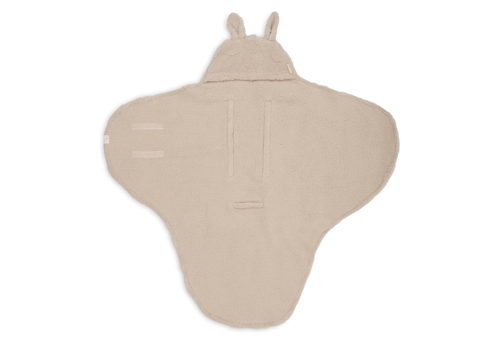 Jollein Wikkeldeken Miffy Jacquard Teddy | Sand
