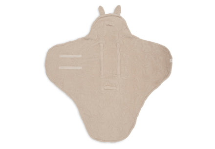 Jollein Wikkeldeken Miffy Jacquard Teddy | Sand