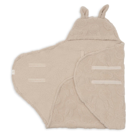 Jollein Wikkeldeken Miffy Jacquard Teddy | Sand