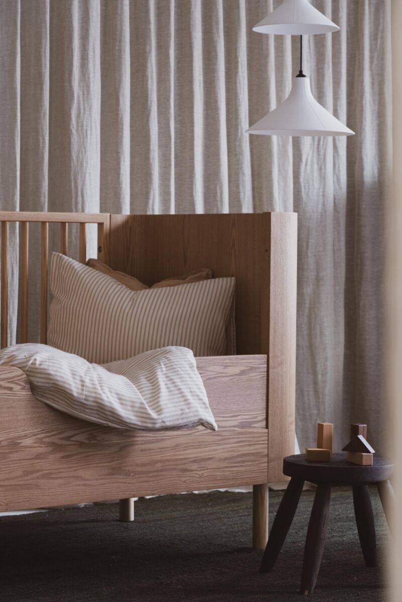 Quax Dekbedovertrek 140x70cm | Natural Stripes