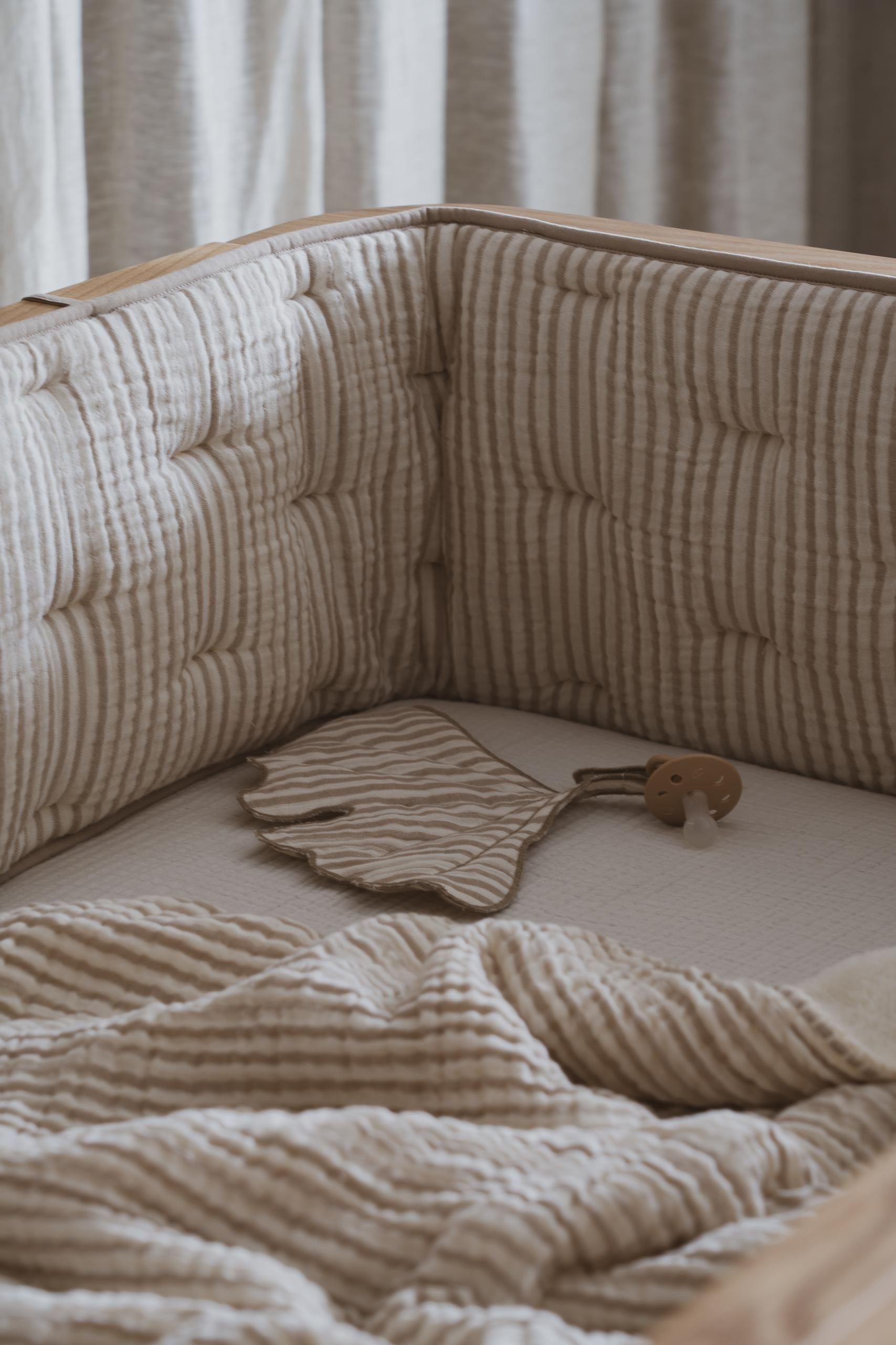 Quax Box-/Bedbumper | Natural Stripes