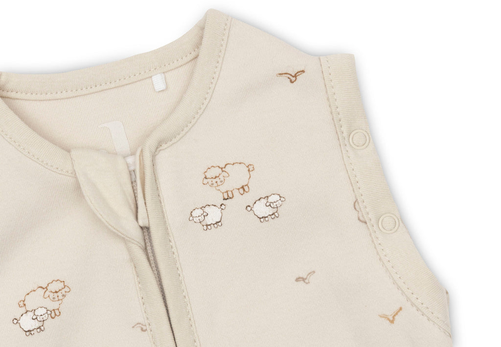 Jollein Cocoon Woolly met de armpjes vrij, inbakerslaapzak van 95% katoen, babyproduct van De Gele Flamingo