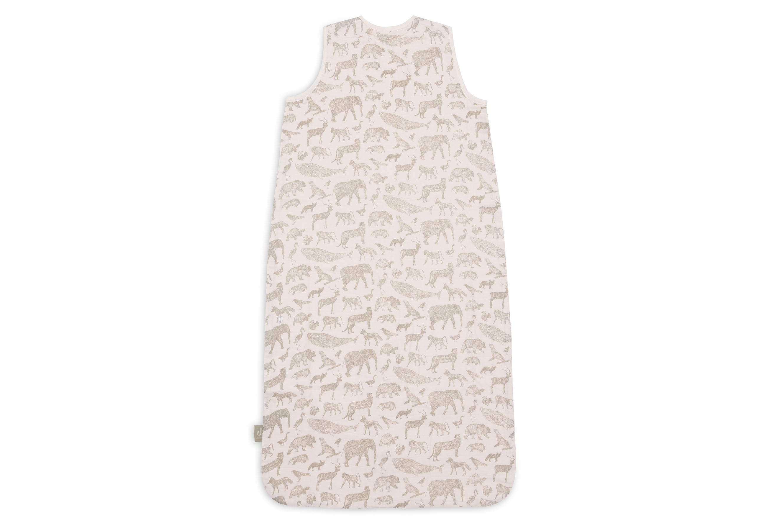 Jollein Slaapzak Hydrofiel 70cm | Animals Olive Green