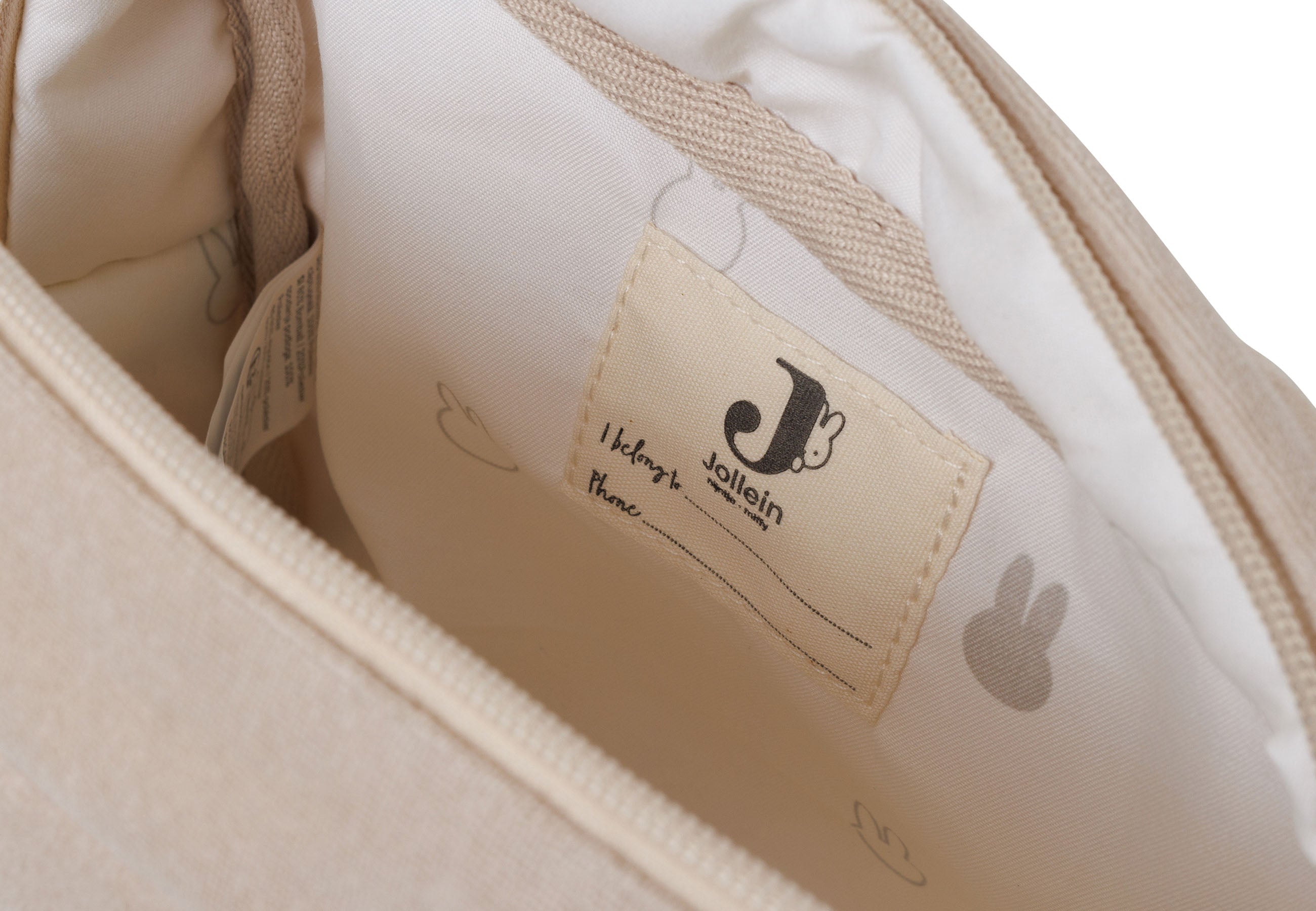 Jollein Etui Toilettas Badstof | Miffy Nougat