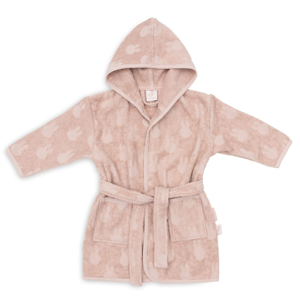 * Jollein Badjas Badstof 1/2Y Miffy Jacquard | Wild Rose