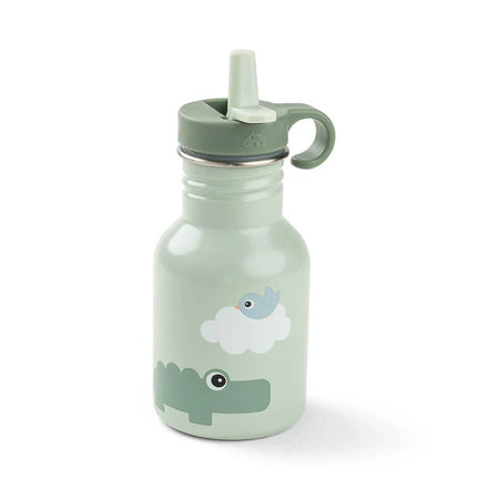 Done By Deer Drinkfles RVS 350ml | Playground Green
