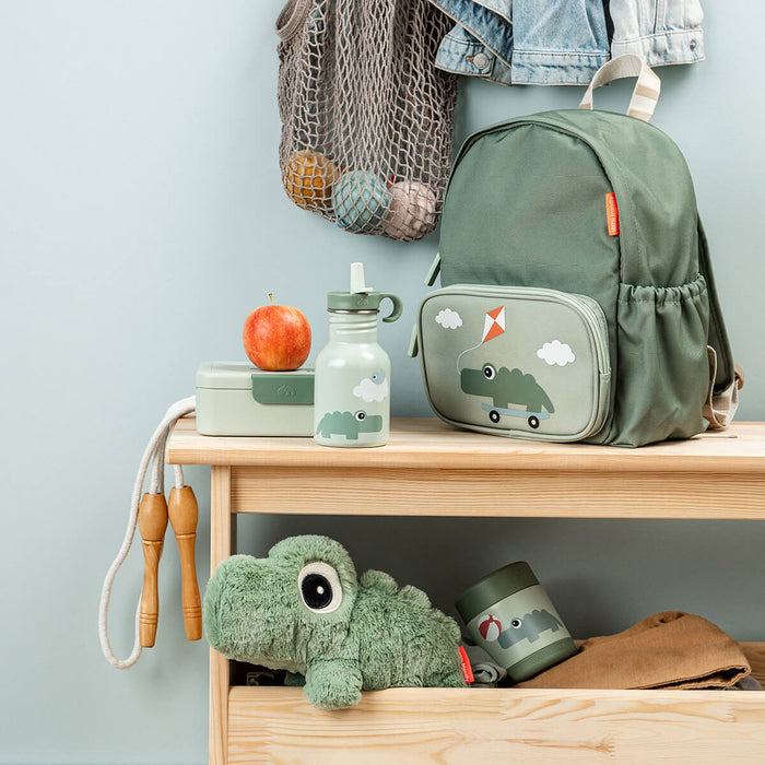 Done By Deer Drinkfles RVS 350ml | Playground Green
