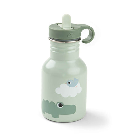 Done By Deer Drinkfles RVS 350ml | Playground Green