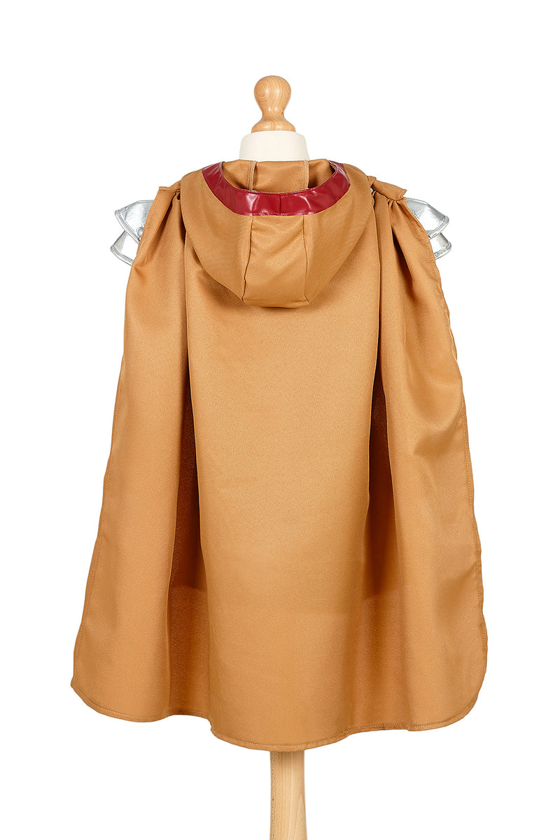 Souza Ridderpak Tristan Grijs met Cape, grijze tuniek met wapenschild