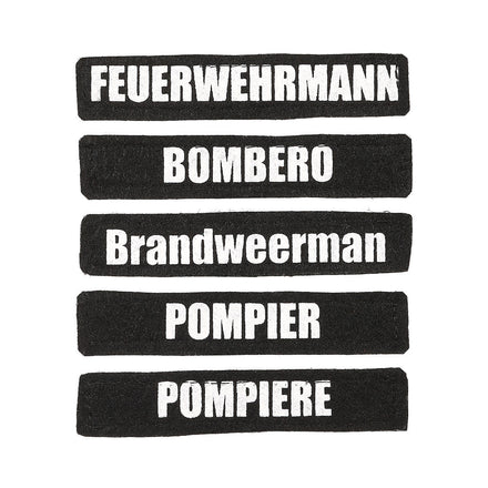 Souza Brandweerman Verkleedset Rood met Helm en Bijl, derde onderdeel van de brandweerset