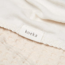 Koeka Wiegdeken Katoenen Fleece 75x100cm Wafel | Natural  *