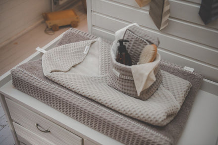 Koeka Omslagdoek teddy Waffle | sand