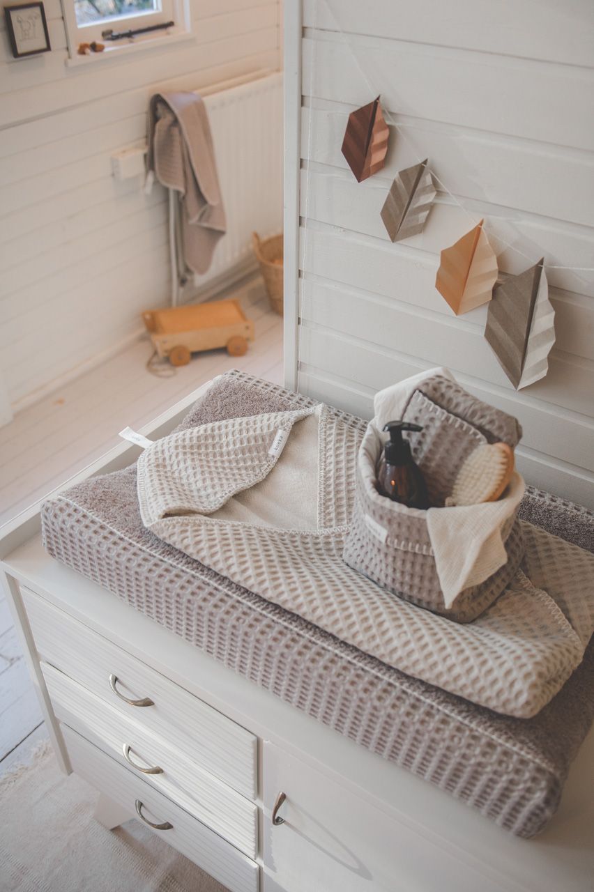 Koeka Omslagdoek teddy Waffle | sand