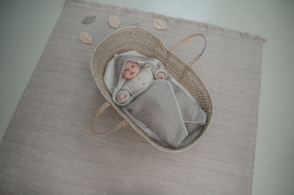 Koeka Omslagdoek teddy Waffle | clay