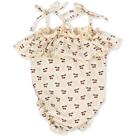 Konges Sløjd Lin Romper Gots | Cherry Motif