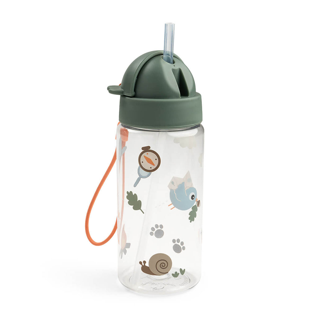 Done By Deer drinkfles met rietje Tiny Trails Green