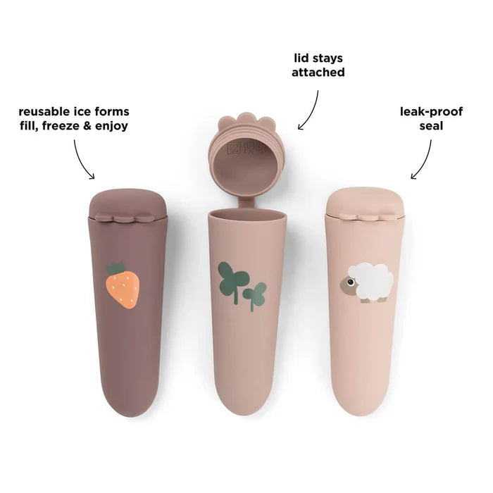 Done By Deer Silicone Ice Pops 3st | Tiny Farm Powder