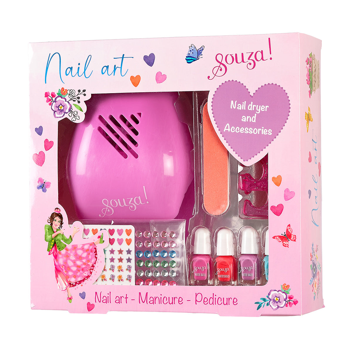 Souza Nageldroger + nagellak set