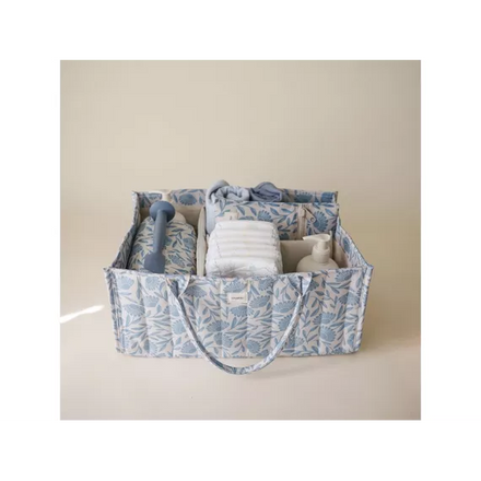 Mushie Luierorganizer | Blauwe Bloemen