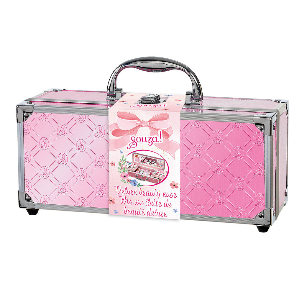 Souza Beautycase Deluxe Make-up Koffer met Spiegel, tweede aanzicht van de koffer