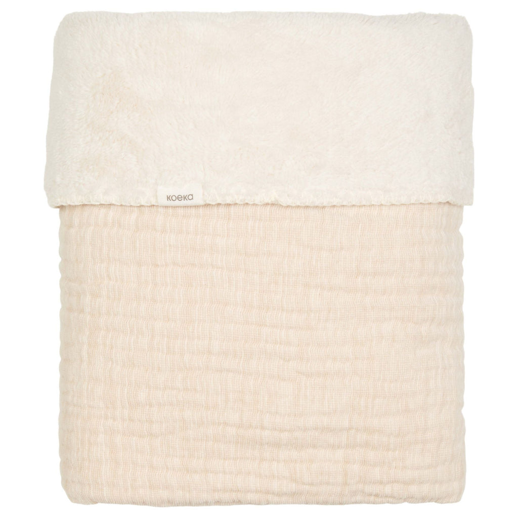 * Koeka Ledikantdeken Teddy Rivoli | Warm White
