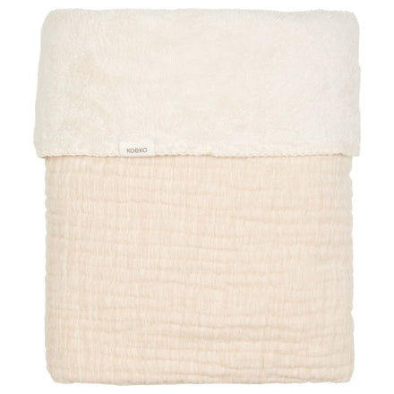 * Koeka Ledikantdeken Teddy Rivoli | Warm White
