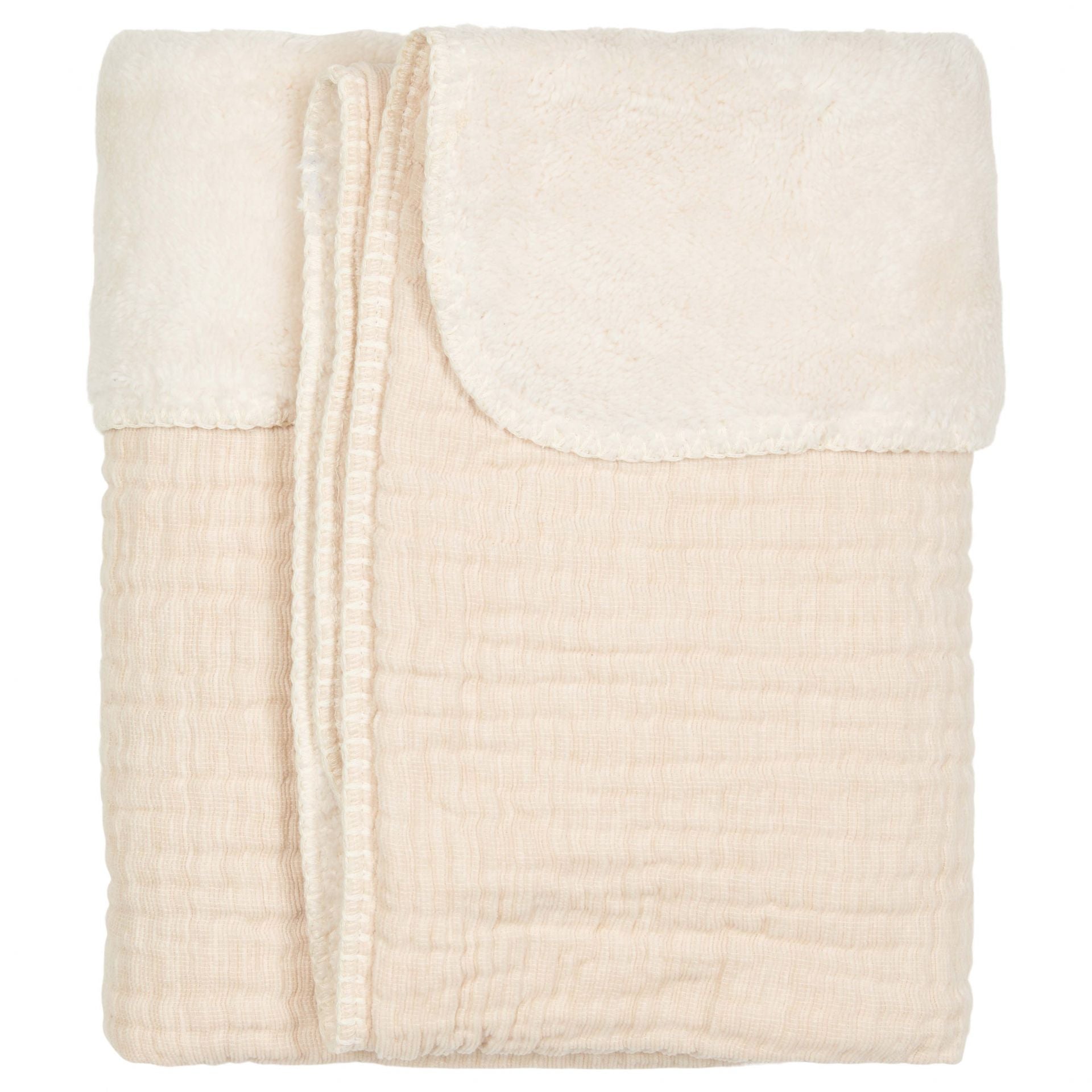 Koeka Ledikantdeken Teddy Rivoli | Warm White