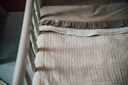 * Koeka Ledikantdeken Teddy Rivoli | Warm White
