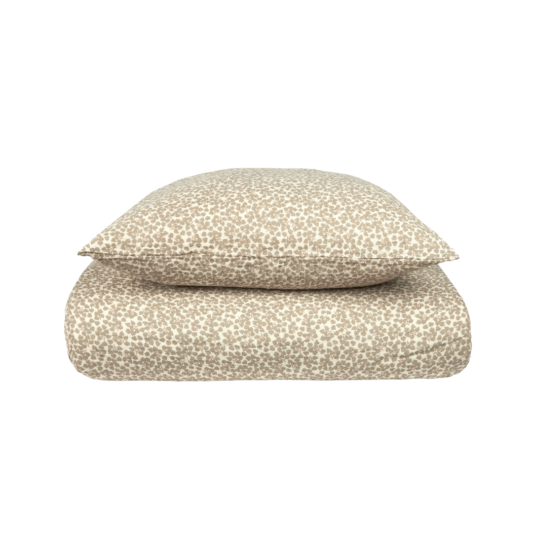 * Nobodinoz Wabi Sabi Dekbedovertrek Set 100x140cm | Light Green Yumiko*