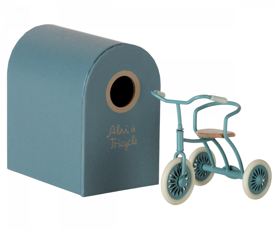 Maileg Abri Mini Driewieler | Petrol Blue