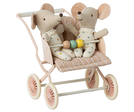 Maileg Baby Muis Buggy | Rose