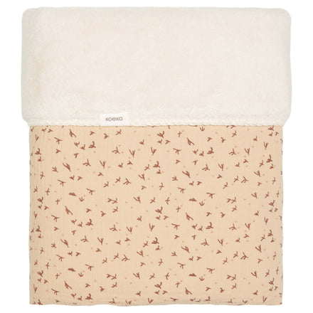 Koeka Ledikantdeken Teddy Trail | Beige