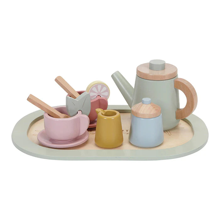 Little Dutch Houten Thee Servies