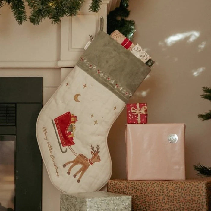 Little Dutch Kerstsok Groen 52,5cm