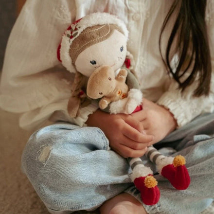 Little Dutch Knuffelpop Kerstpop Rosa 35cm