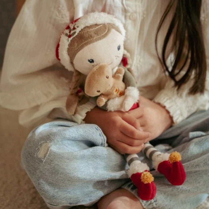 Little Dutch Knuffelpop Kerstpop Rosa 35cm