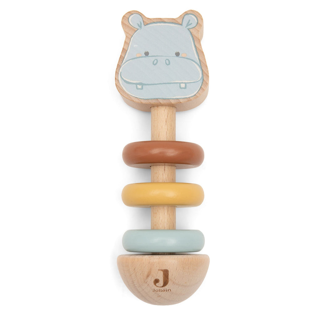 Jollein Houten Rammelaar Hippo | Happy