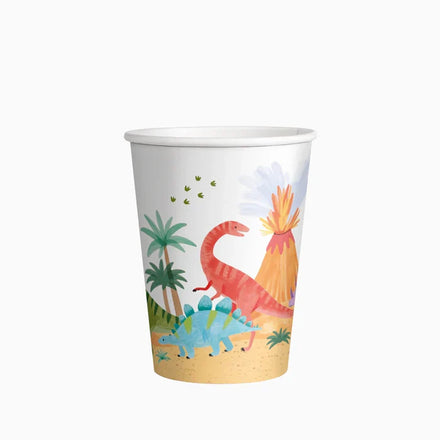 Oh Yeah Set Kartonnen Bekers 10st | Baby Dino's