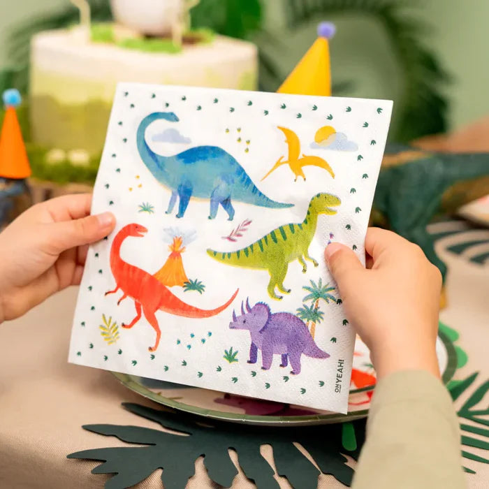 Oh Yeah Servetten 20st 33x33cm | Baby Dino's